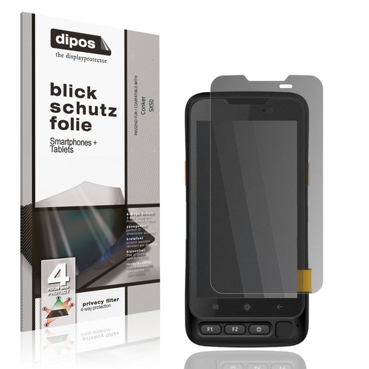 Blickschutzfolie von dipos passend für Conker SX50, präziser Zuschnitt und blasenfrei montiert