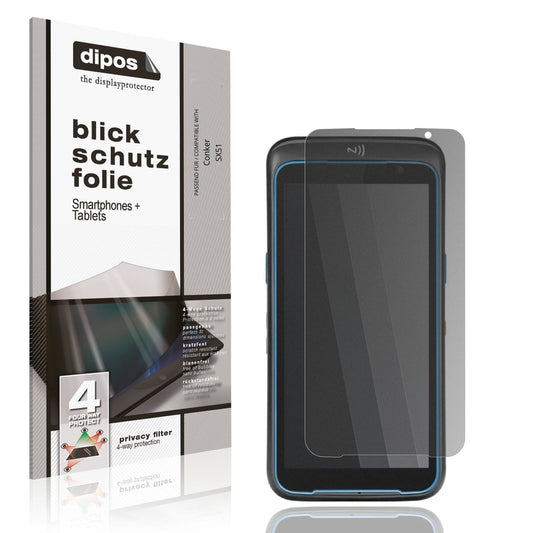Blickschutzfolie von dipos passend für Conker SX51, präziser Zuschnitt und blasenfrei montiert