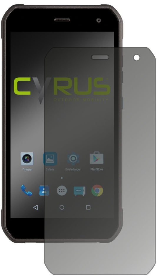 Blickschutzfolie von dipos passend für Cyrus CS40, präziser Zuschnitt und blasenfrei montiert