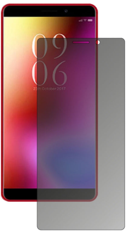 Blickschutzfolie von dipos passend für Elephone A3, präziser Zuschnitt und blasenfrei montiert