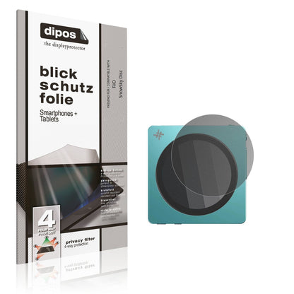 Blickschutzfolie von dipos passend für FiiO SnowSky Disc, präziser Zuschnitt und blasenfrei montiert
