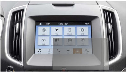 Blickschutzfolie von dipos passend für Ford Ranger Wildtrak Navigation Sync3, präziser Zuschnitt und blasenfrei montiert