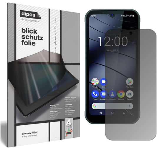Blickschutzfolie von dipos passend für Gigaset GX290 Plus, präziser Zuschnitt und blasenfrei montiert