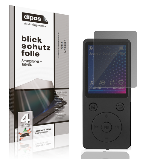 Blickschutzfolie von dipos passend für Gleisa MPLE-HHL01, präziser Zuschnitt und blasenfrei montiert