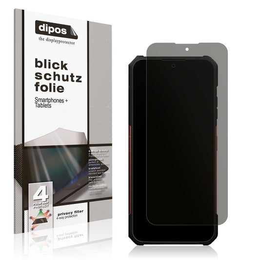 Blickschutzfolie von dipos passend für Hammer Construction 2 Thermal 5G, präziser Zuschnitt und blasenfrei montiert