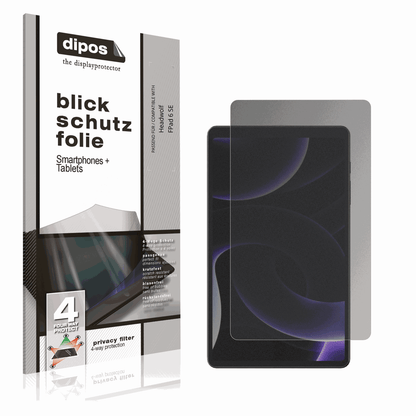 Blickschutzfolie von dipos passend für Headwolf FPad 6 SE, präziser Zuschnitt und blasenfrei montiert