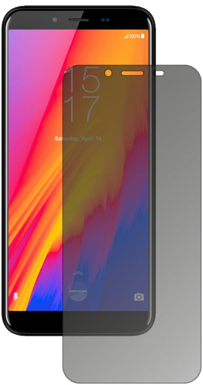 Blickschutzfolie von dipos passend für HomTom S99, präziser Zuschnitt und blasenfrei montiert
