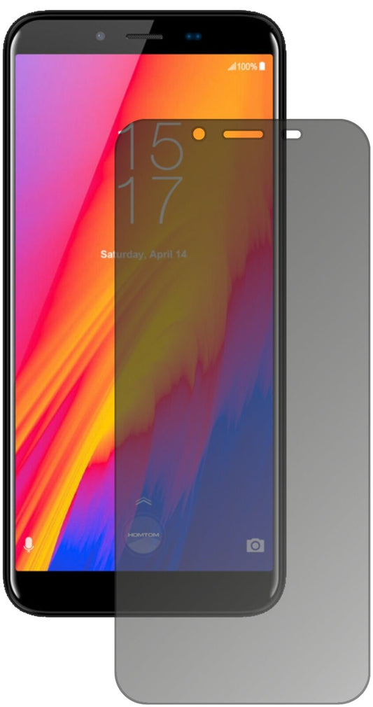 Blickschutzfolie von dipos passend für HomTom S99, präziser Zuschnitt und blasenfrei montiert