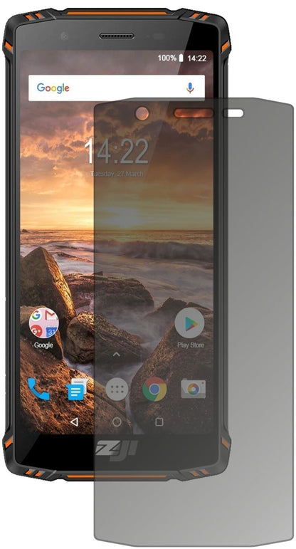 Blickschutzfolie von dipos passend für HomTom Zoji Z9, präziser Zuschnitt und blasenfrei montiert
