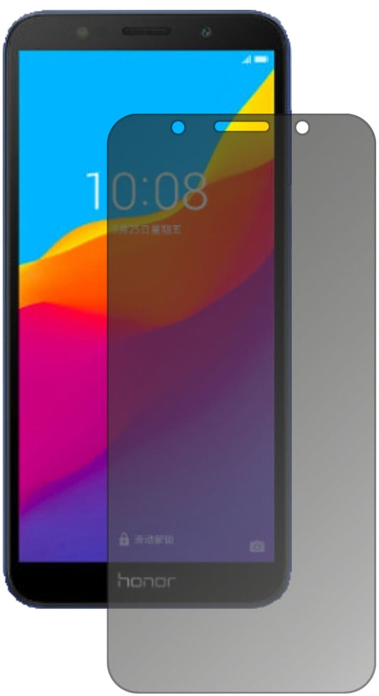 Blickschutzfolie von dipos passend für Honor 7 play, präziser Zuschnitt und blasenfrei montiert