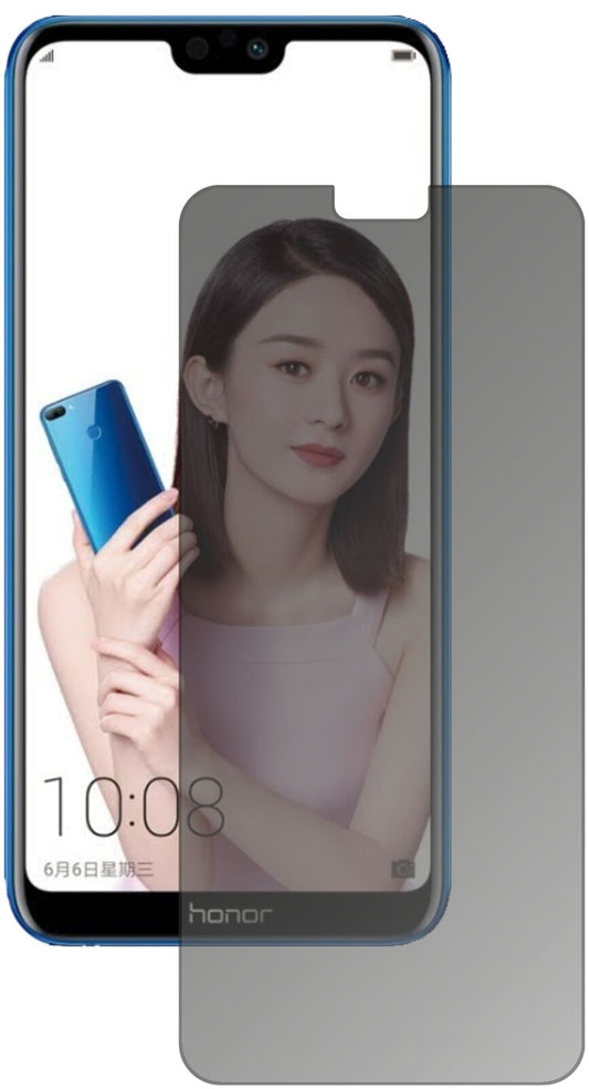 Blickschutzfolie von dipos passend für Honor 9i 2018, präziser Zuschnitt und blasenfrei montiert