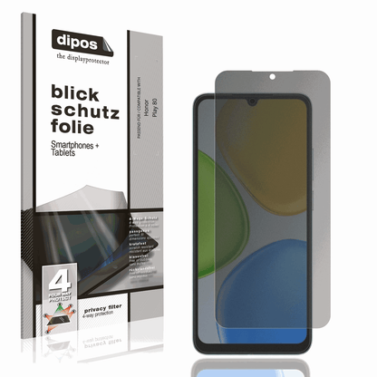Blickschutzfolie von dipos passend für Honor Play 80, präziser Zuschnitt und blasenfrei montiert