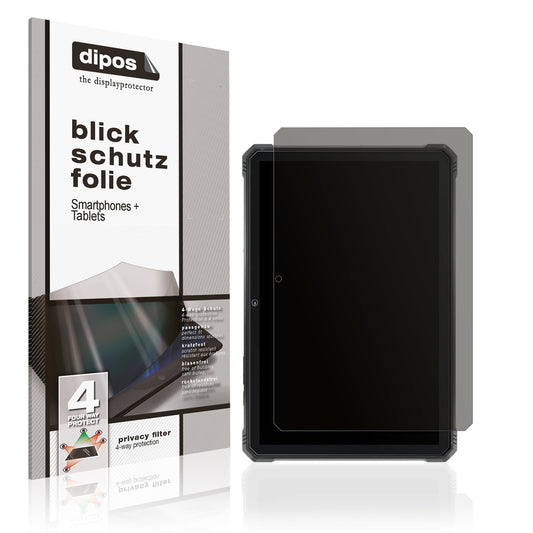 Blickschutzfolie von dipos passend für Hotwav R9 Ultra, präziser Zuschnitt und blasenfrei montiert
