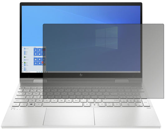 Blickschutzfolie von dipos passend für HP Envy x360 15 ed0768ng, präziser Zuschnitt und blasenfrei montiert
