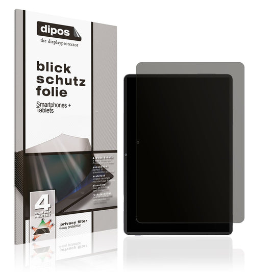 Blickschutzfolie von dipos passend für Huawei Mate Pad, präziser Zuschnitt und blasenfrei montiert