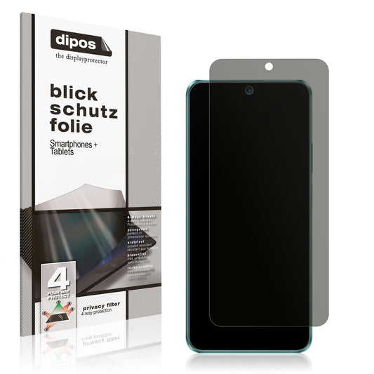 Blickschutzfolie von dipos passend für Huawei Nova 12i, präziser Zuschnitt und blasenfrei montiert