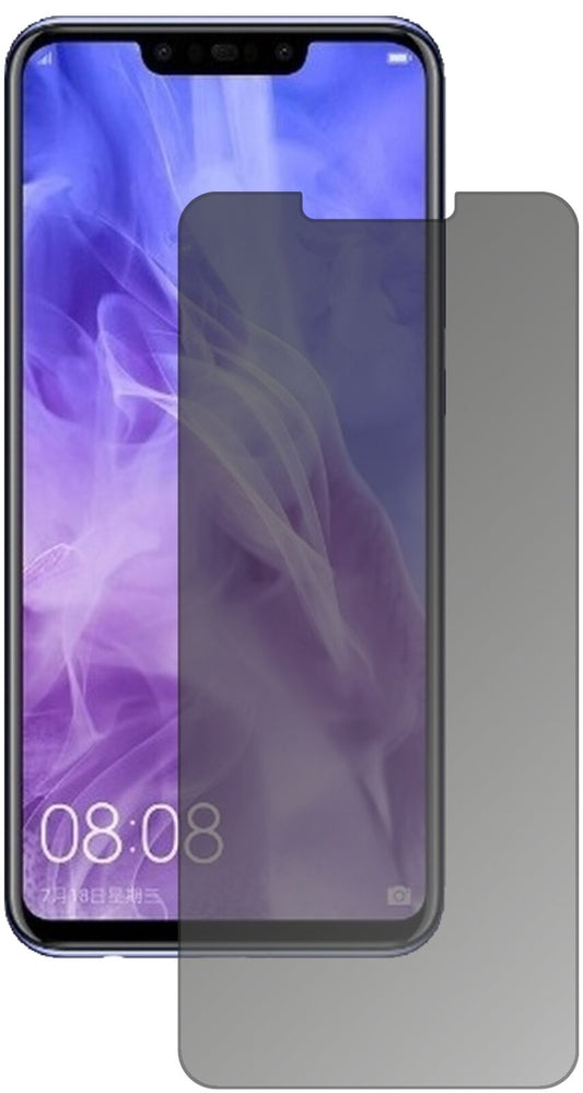 Blickschutzfolie von dipos passend für Huawei Nova 3, präziser Zuschnitt und blasenfrei montiert