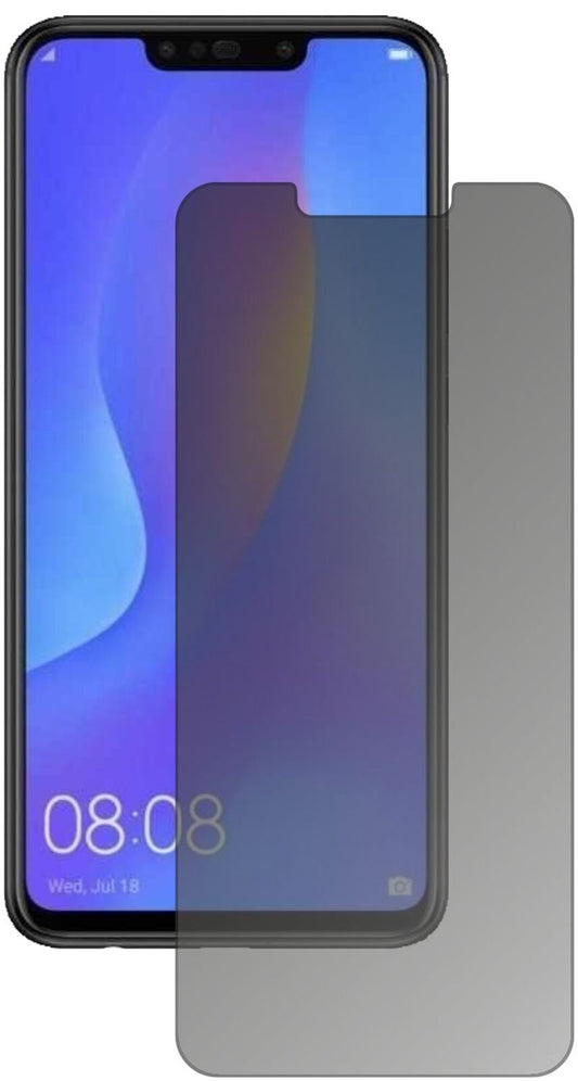 Blickschutzfolie von dipos passend für Huawei P Smart Plus, präziser Zuschnitt und blasenfrei montiert