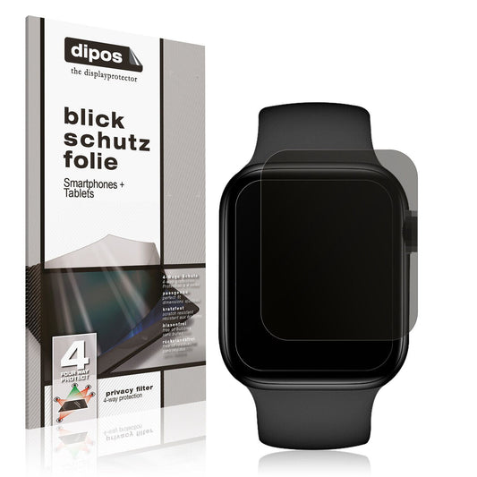 Blickschutzfolie von dipos passend für Iwo X8, präziser Zuschnitt und blasenfrei montiert