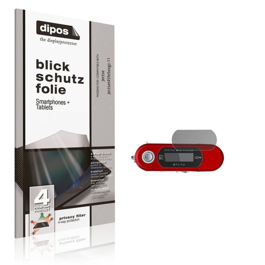 Blickschutzfolie von dipos passend für Jectse Jectset45fe9axgz-11, präziser Zuschnitt und blasenfrei montiert