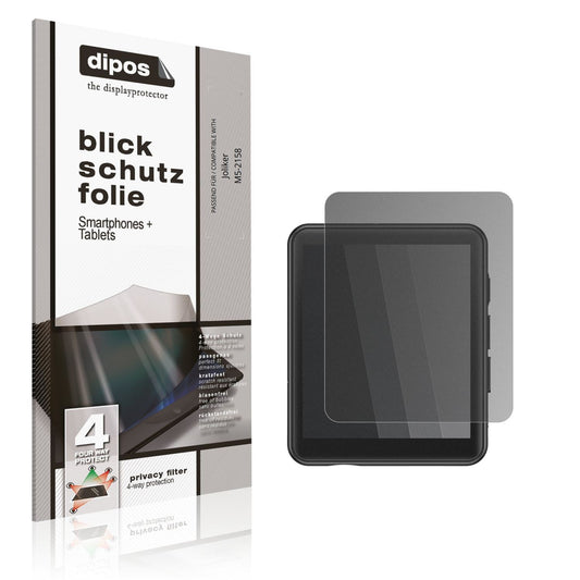 Blickschutzfolie von dipos passend für Joliker M5-2158, präziser Zuschnitt und blasenfrei montiert