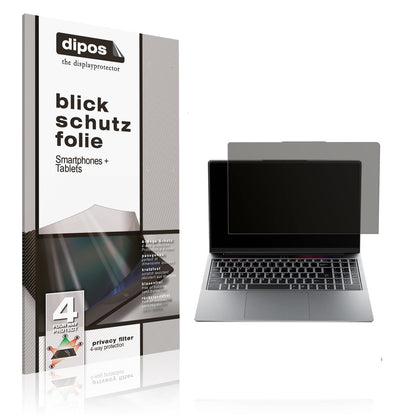 Blickschutzfolie von dipos passend für Jumper J1 16 Zoll, präziser Zuschnitt und blasenfrei montiert