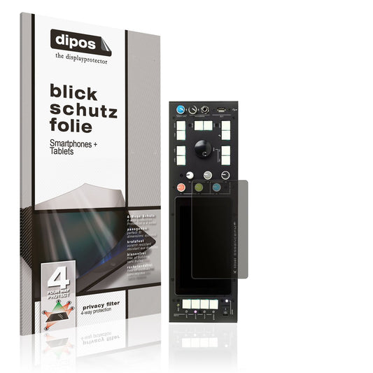Blickschutzfolie von dipos passend für Kodamo EssenceFM MKII, präziser Zuschnitt und blasenfrei montiert