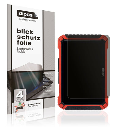 Blickschutzfolie von dipos passend für Launch X-431 Pad IX, präziser Zuschnitt und blasenfrei montiert