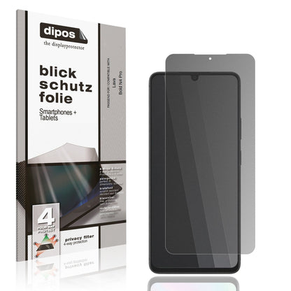 Displayschutz mit Blickschutzfilter-Effekt zur Unterstützung beim Schutz sensibler Daten