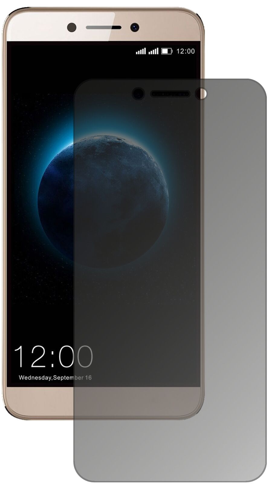 Blickschutzfolie von dipos passend für Leagoo T8s, präziser Zuschnitt und blasenfrei montiert
