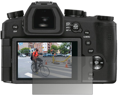 Blickschutzfolie von dipos passend für Leica V-Lux 5, präziser Zuschnitt und blasenfrei montiert