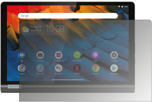 Blickschutzfolie von dipos passend für Lenovo Yoga Smart Tab 10.1 YT-X705F, präziser Zuschnitt und blasenfrei montiert