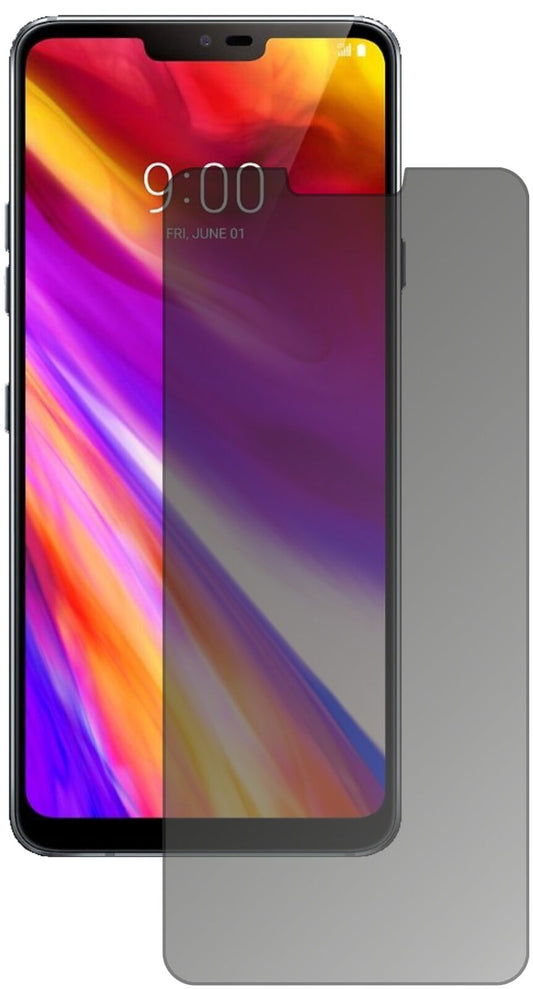 Blickschutzfolie von dipos passend für LG G7 ThinQ, präziser Zuschnitt und blasenfrei montiert