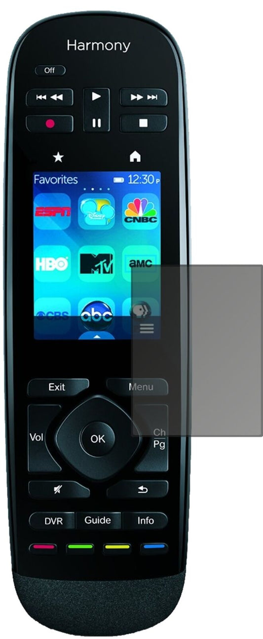 Blickschutzfolie von dipos passend für Logitech Harmony Ultimate One, präziser Zuschnitt und blasenfrei montiert