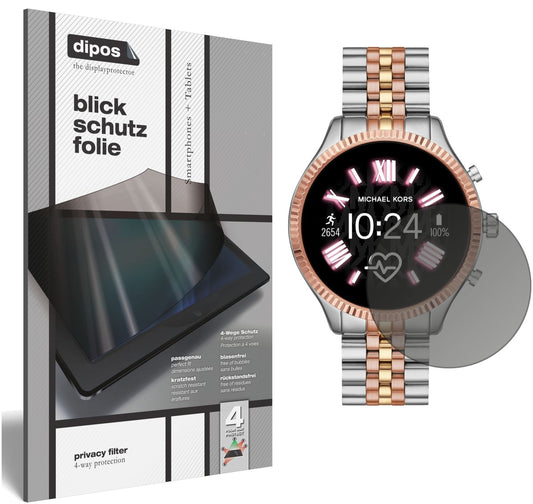Blickschutzfolie von dipos passend für Michael Kors Lexington 2, präziser Zuschnitt und blasenfrei montiert