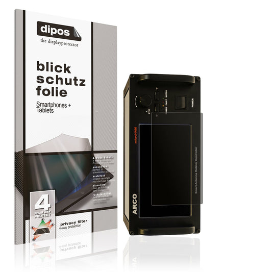 Blickschutzfolie von dipos passend für microHAM ARCO, präziser Zuschnitt und blasenfrei montiert
