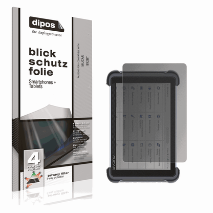 Blickschutzfolie von dipos passend für MUCAR 892BT, präziser Zuschnitt und blasenfrei montiert