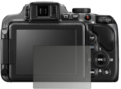 Blickschutzfolie von dipos passend für Nikon Coolpix B600, präziser Zuschnitt und blasenfrei montiert