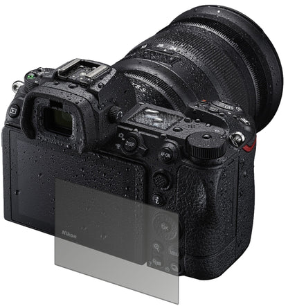 Blickschutzfolie von dipos passend für Nikon Z6 II, präziser Zuschnitt und blasenfrei montiert