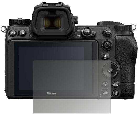 Blickschutzfolie von dipos passend für Nikon Z7 II, präziser Zuschnitt und blasenfrei montiert