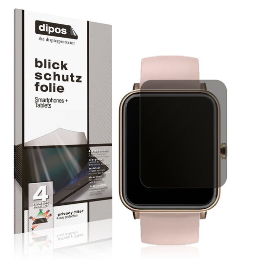 Blickschutzfolie von dipos passend für Noise Colorfit Pro 3, präziser Zuschnitt und blasenfrei montiert