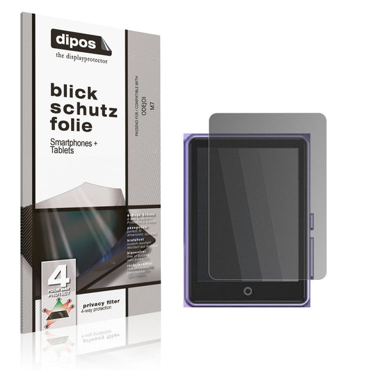 Blickschutzfolie von dipos passend für ODEJOI M7, präziser Zuschnitt und blasenfrei montiert