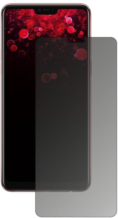 Blickschutzfolie von dipos passend für Oppo F7, präziser Zuschnitt und blasenfrei montiert