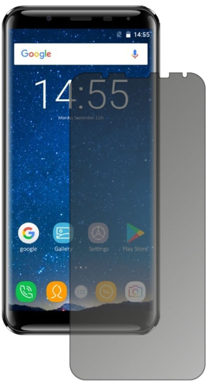 Blickschutzfolie von dipos passend für Oukitel K5000, präziser Zuschnitt und blasenfrei montiert