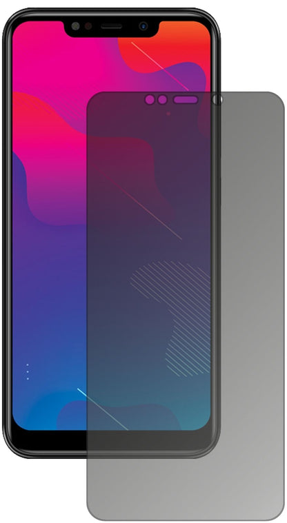 Blickschutzfolie von dipos passend für Panasonic Eluga Z1, präziser Zuschnitt und blasenfrei montiert