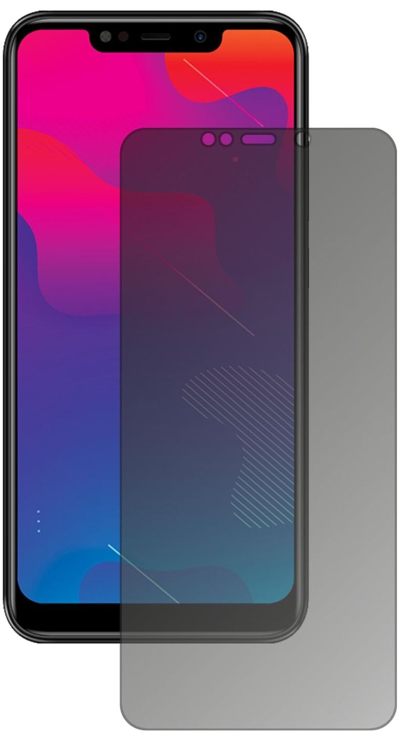 Blickschutzfolie von dipos passend für Panasonic Eluga Z1 Pro, präziser Zuschnitt und blasenfrei montiert