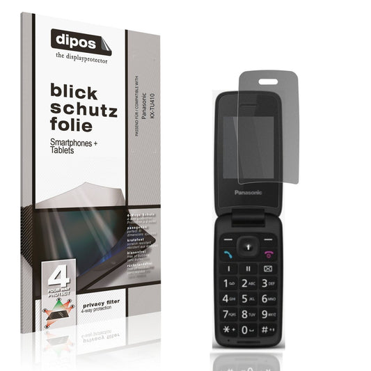 Blickschutzfolie von dipos passend für Panasonic KX-TU410, präziser Zuschnitt und blasenfrei montiert