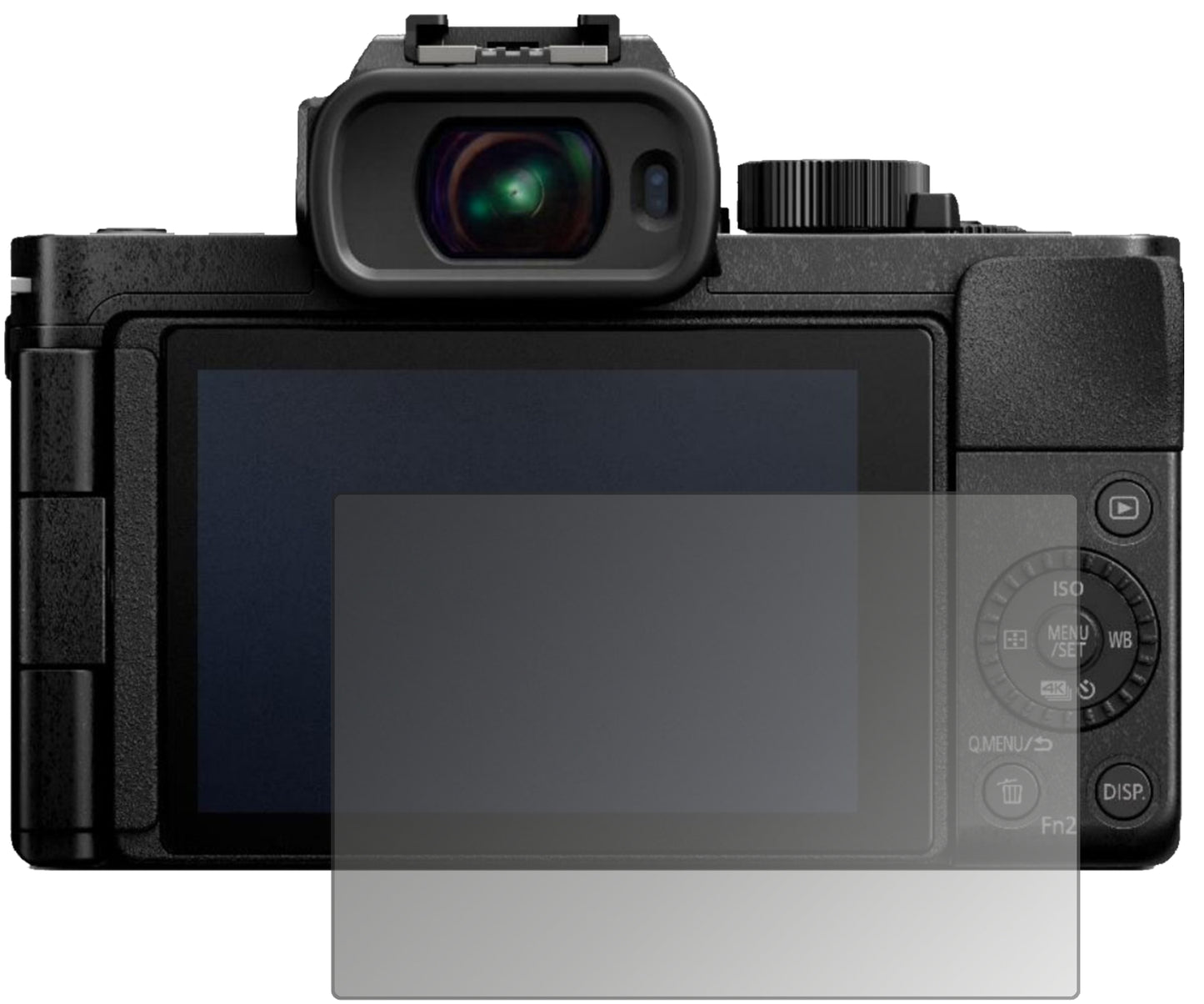 Blickschutzfolie von dipos passend für Panasonic Lumix DC-G110, präziser Zuschnitt und blasenfrei montiert