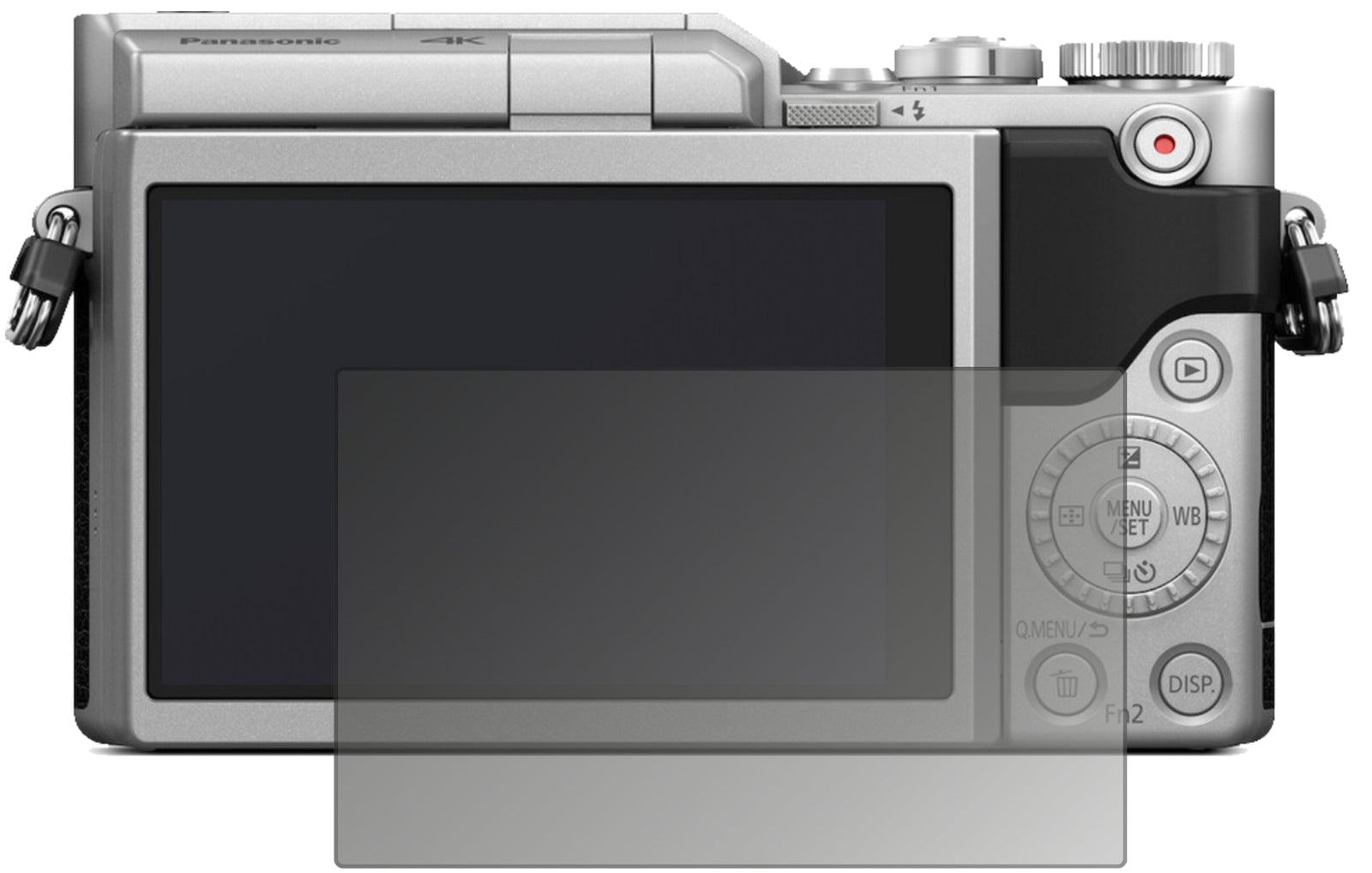 Blickschutzfolie von dipos passend für Panasonic Lumix DC-GX880, präziser Zuschnitt und blasenfrei montiert