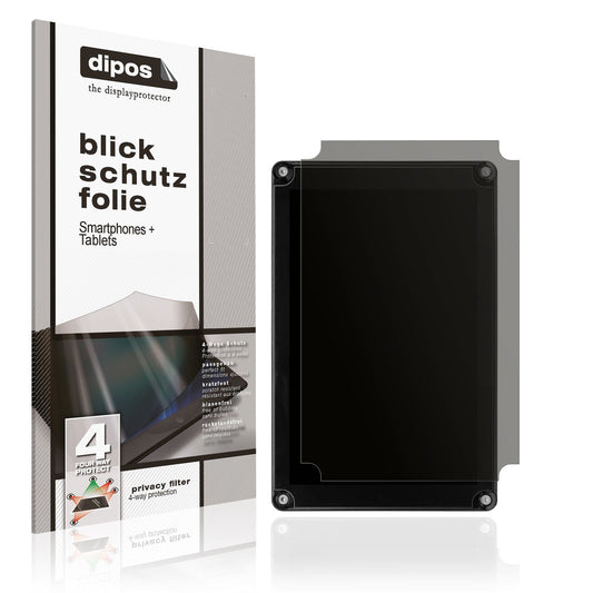 Blickschutzfolie von dipos passend für Portkeys HS8, präziser Zuschnitt und blasenfrei montiert